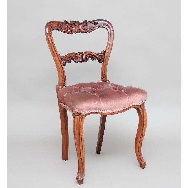 Rosewood Dining Chairs, 1860s, Set of 6 For Sale - Image 4 of 13