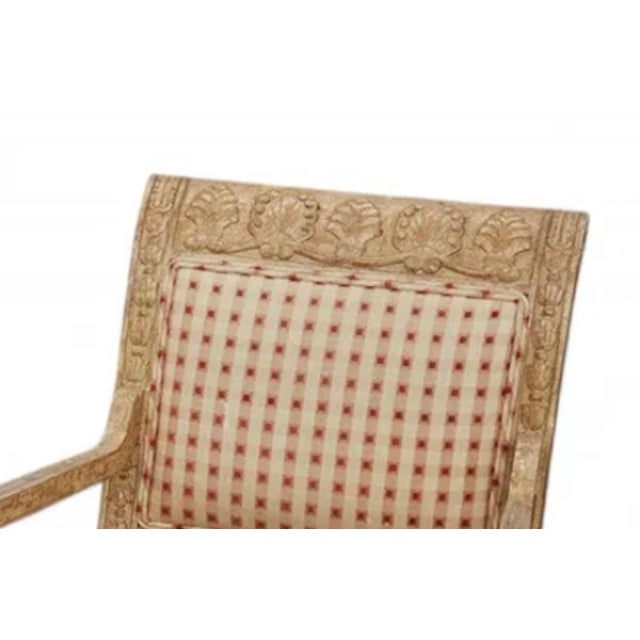 French Country Set of 6 Pierre Deux French Country Dining Arm Chairs For Sale - Image 3 of 6