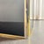 Brass Console Table with Black Mirror Top, 1970s For Sale - Image 9 of 12