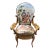 Antique Enamel Miniature Chair Austrian For Sale