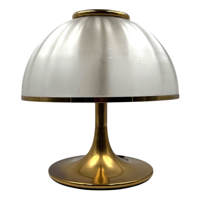 Mushroom Murano Blown Glass Table Lamp from F. Fabbian, Italy, 1970s For Sale