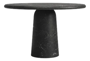 New Modern Dining Table in Black Marquinia Marble, Creator Ivan Colominas