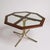 Metal Mid-Century Modern Italian Dining Table in Smoked Glass and Teak For Sale - Image 7 of 7
