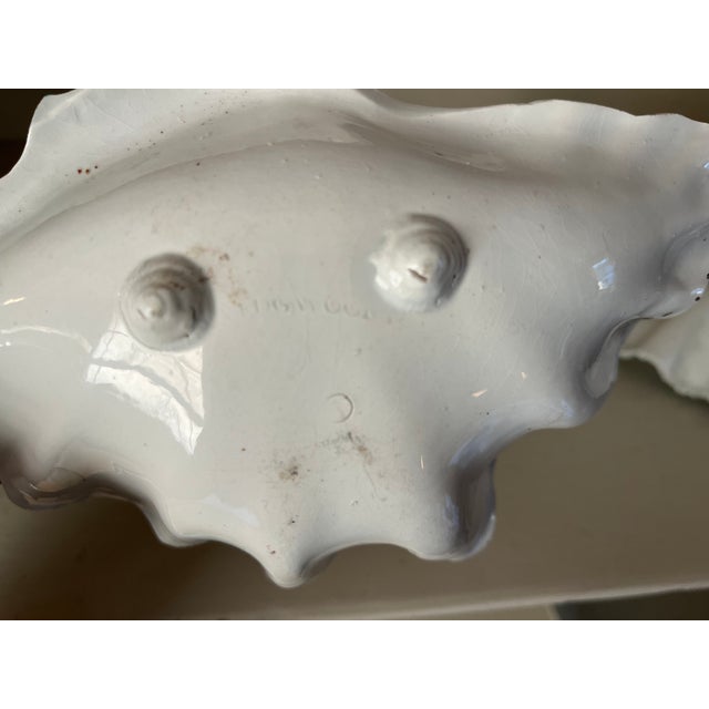 Antique 18th Century Wedgwood Creamware Feather Edge Sea Shell Dishes - A Pair For Sale - Image 16 of 16