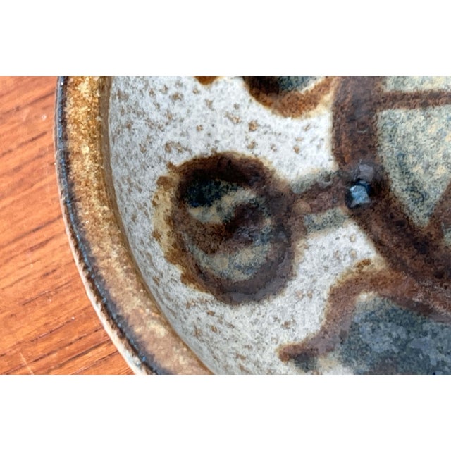Ceramic Mid-Century Modern Danish Studio Pottery Bowl from Søholm, 1960s For Sale - Image 7 of 11