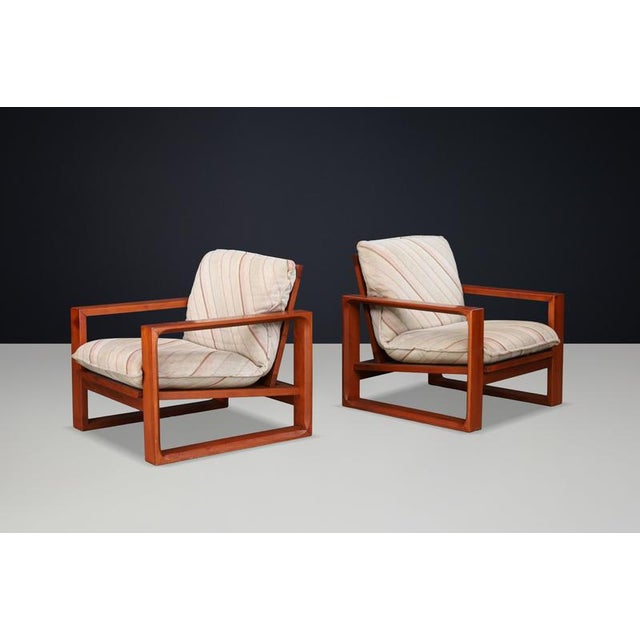 Mid-Century Modern Lounge Chairs attributed to Miroslav Navrátil, Former Czechoslovakia, 1970s, Set of 2 For Sale - Image 16 of 17