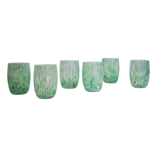 Portofino Glasses by Maryana Iskra, Set of 6 For Sale