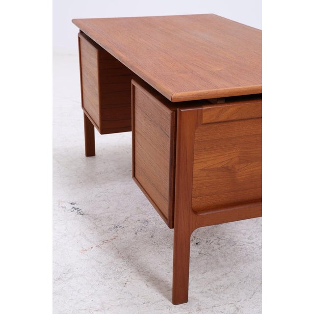 Mid-Century Danish Teak Desk by Arne Vodder For Sale - Image 13 of 16