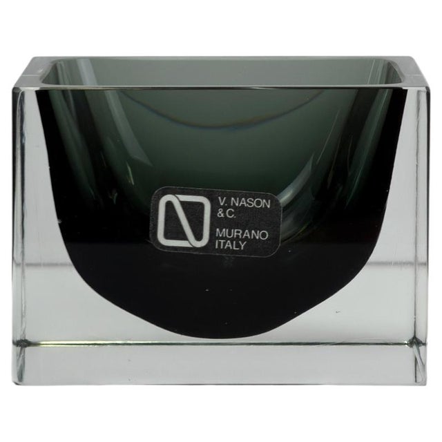 Murano Sommerso Glass Bowl by Vincenzo Nason for V. Nason & Cie, 1970s For Sale - Image 10 of 10