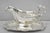 Metal Vintage Gorham Y1130 Y1131 Victorian Silver Plated Gravy Sauce Boat & Underplate For Sale - Image 7 of 18