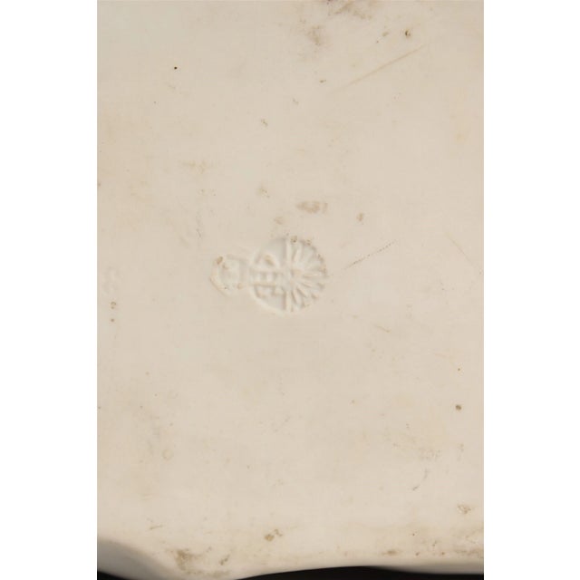 Antique German XL Hand Painted Bisque Porcelain Piano Baby Gebruder Heubach Figurine Doll For Sale - Image 9 of 11