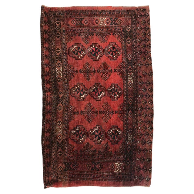 Ancient Turkmen Boukhara Horse Cover, 1890s For Sale