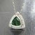 Natural Tourmaline Diamond Pendant Necklace 17" 14k W Gold 2.49 TCW Certified For Sale - Image 13 of 14