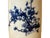Chinese Distressed White Porcelain Blue Blossom Flower Graphic Holder Vase For Sale In San Francisco - Image 6 of 10