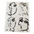 Set of 4 Peter Keil Black White Canvas Paintings For Sale