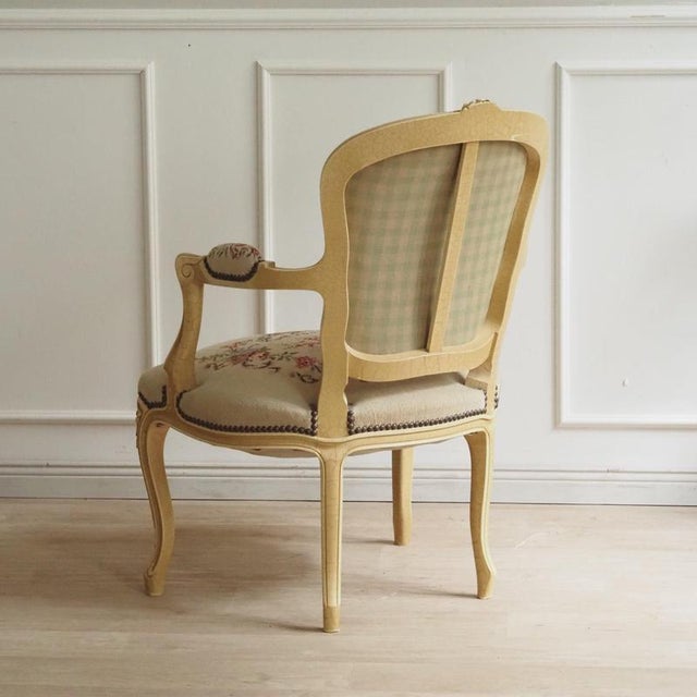Vintage French Louis XV Style Convertible Armchair For Sale - Image 16 of 16