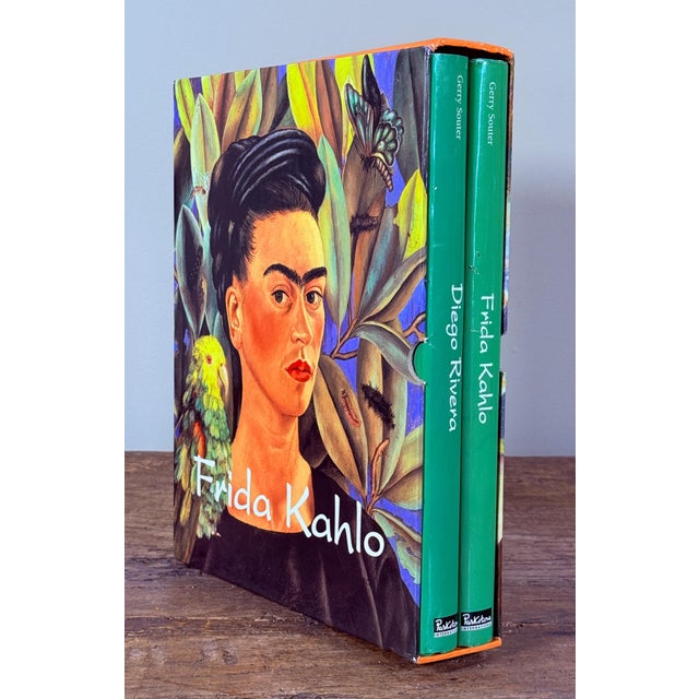 Mexican Rare Frida Kahlo and Diego Rivera Illustrated Book Set by Gerry Souter For Sale - Image 3 of 8