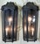 Large Exceptional Pair of Hand-Forged Iron Wall Lanterns Architectural Sconces For Sale - Image 4 of 17