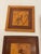 Copper Set of 4 Dated 1965 Wood Marquetry Wall Art Panels For Sale - Image 8 of 12