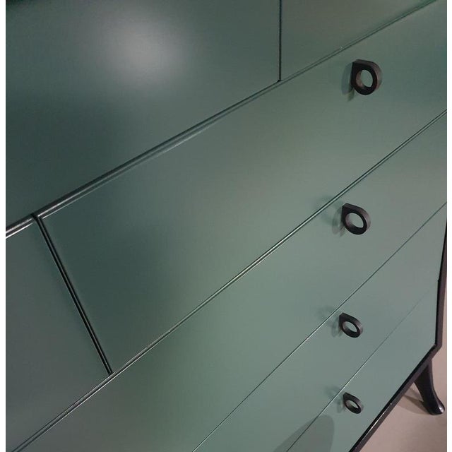 Sideboard and Bedside Tables by Umberto Asnago for Giorgetti, 1990s, Set of 3 For Sale - Image 17 of 18