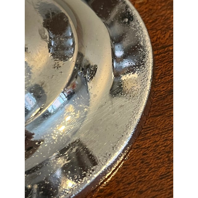 Metal Vintage Bruce Hunt Art Deco Chrome Candelabras - Set of 2 For Sale - Image 7 of 17