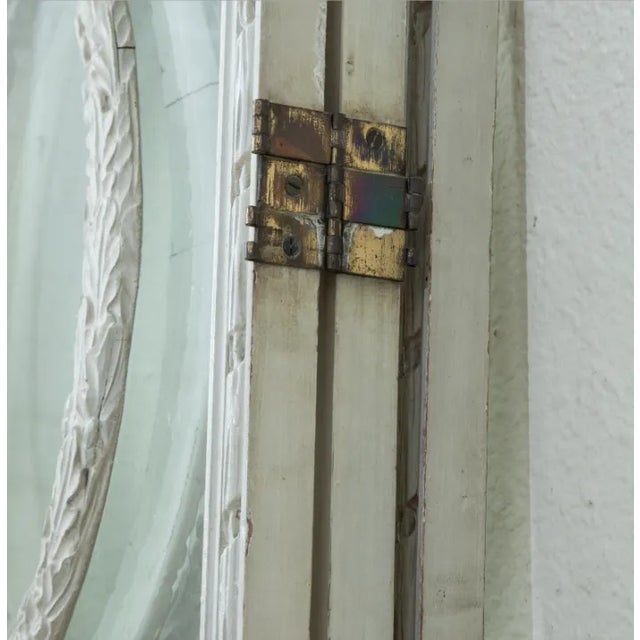 Antique French Hand Painted Carved French Louis XVI Partition or Screen For Sale - Image 10 of 11