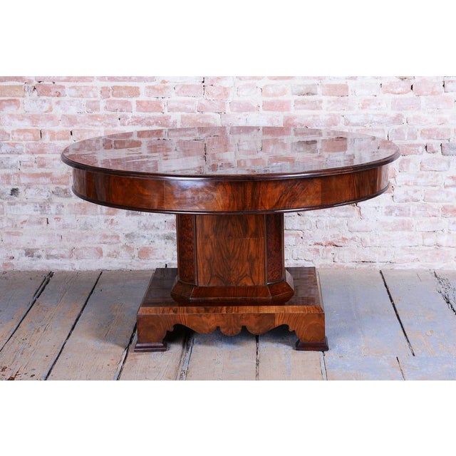 Art Deco Dining Set in Caucasian Walnut, 1920s, Set of 7 For Sale - Image 14 of 18