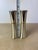 Metal Vintage Japan Silverplate Hourglass Salt & Pepper Shakers, Mid-Century For Sale - Image 7 of 7