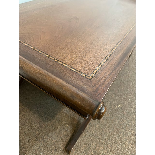 Wood 1940s French Regency Mahongany Coffee Table For Sale - Image 7 of 10
