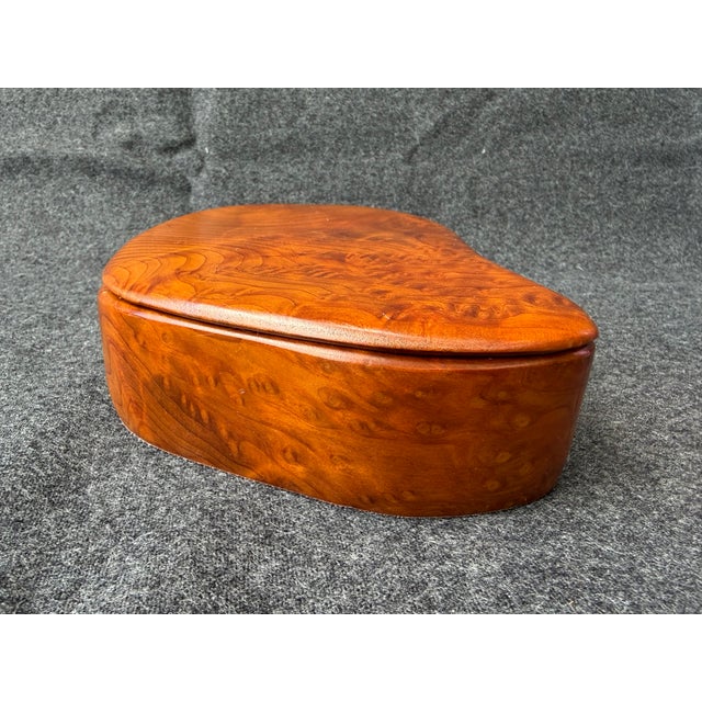 Mid 20th Century Vintage California Redwood Freeform Box For Sale - Image 5 of 16