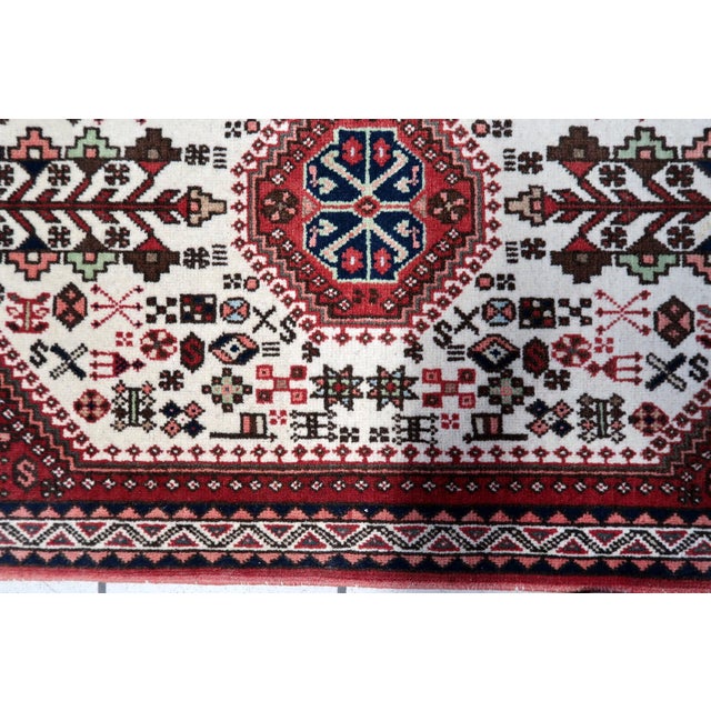 1960s, Handmade Vintage Persian Gashkai Rug 2' X 3.4' For Sale In New York - Image 6 of 12