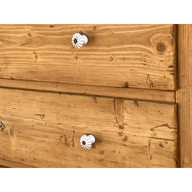 Pine Chest of Three Drawers, Hungary For Sale - Image 4 of 14