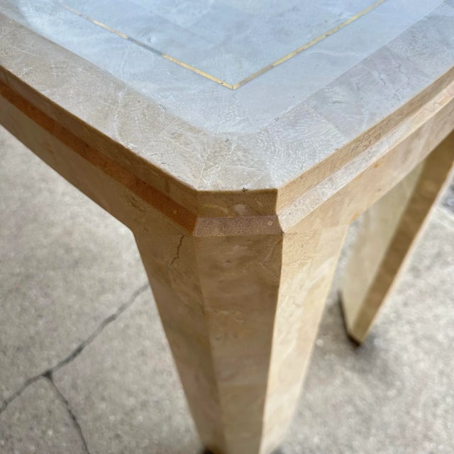 Maitland-Smith Tessellated Marble Console Table For Sale In Cleveland - Image 6 of 11