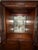 Henredon Mahogany Inlaid Flame Regency Breakfront China Display Cabinet For Sale - Image 10 of 12
