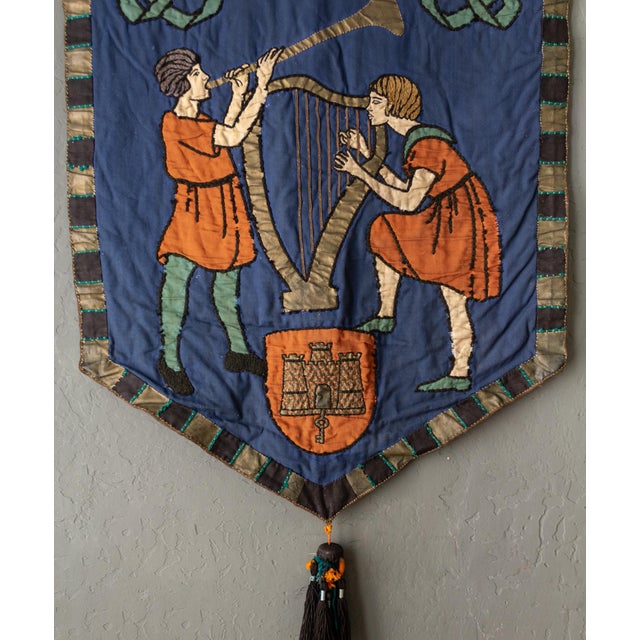 Antique British Music or Choral Procession Banners Orford Castle Suffolk For Sale - Image 14 of 17