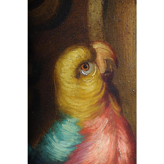 Still Life with Bouquet of Flowers, 20th Century, Oil on Panel For Sale - Image 15 of 18
