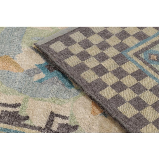Contemporary Art Deco Polychromatic Geometric Wool Rug by Rug & Kilim, India For Sale - Image 10 of 12