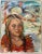 2020s "Anticipation", Original Oil Painting, Portrait of a Young Woman, Framed For Sale - Image 5 of 10