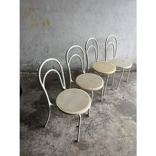 Vintage Metal and Plastic Chairs, Set of 4 For Sale - Image 9 of 9