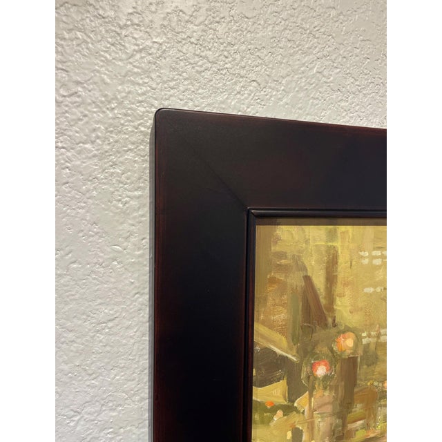 The artwork titled "Sublimation" presents an abstract interplay of colors and forms that evoke a sense of transformation...