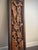 Striking Vintage Chinese Teak Relief Carving Wall Panel Chinoiserie Hollywood Regency Asian Wall Sculpture For Sale - Image 9 of 12