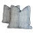 Schumacher Navy Mini Leopard Indoor/Outdoor Pillows - Set of 2 For Sale