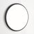 This sleek round iron stock frame in black is an inspired look. With a beveled edge, this stylish mirror creates a bold...