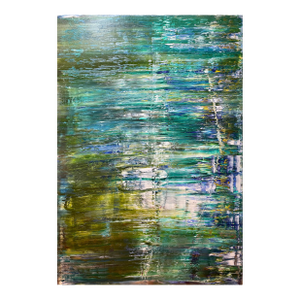 Contemporary Abstract Oil on Linen "Abstract Informal 2023-2104-4" by Robert Niesse