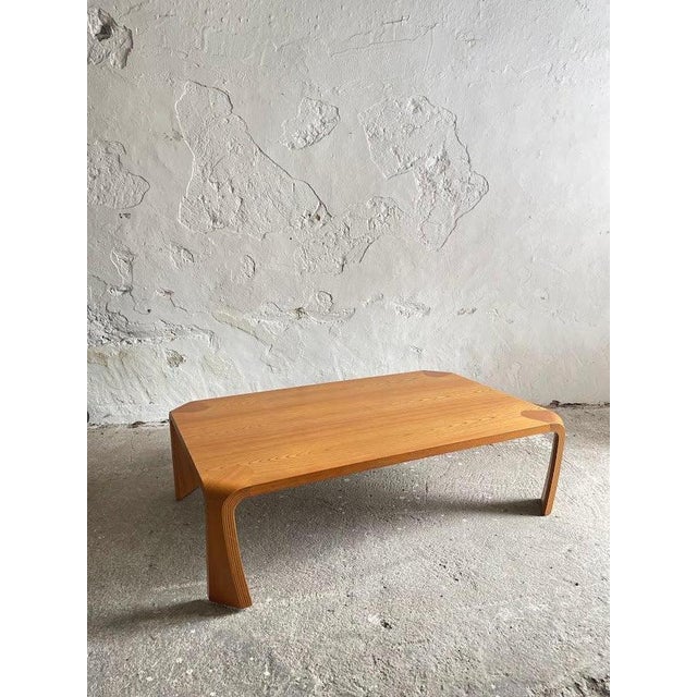Low Japanese Modern Zataku Coffee Table from Tendo Mokko, 1970s For Sale - Image 3 of 13
