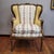 Louis XVI French Wooden Corbeille Armchair by Pierre Frey, 1820 For Sale - Image 6 of 18
