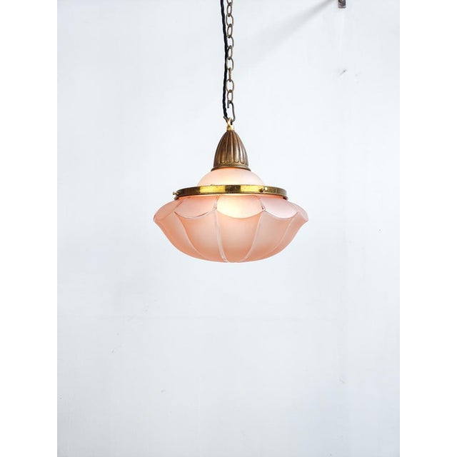 : Never seen this model before, constructed out of 2 individual pieces of glass held together by a brass gallery and ring....