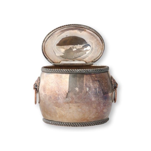 Circa 1820 Georgian Sheffield Tea Caddy For Sale - Image 4 of 6