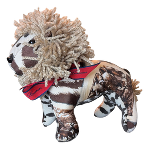 Ralph Lauren Safari Vintage Silk Scarf Courageous Lion
