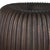 Contemporary Modern Fluted Bronze Donut Planter For Sale - Image 3 of 6